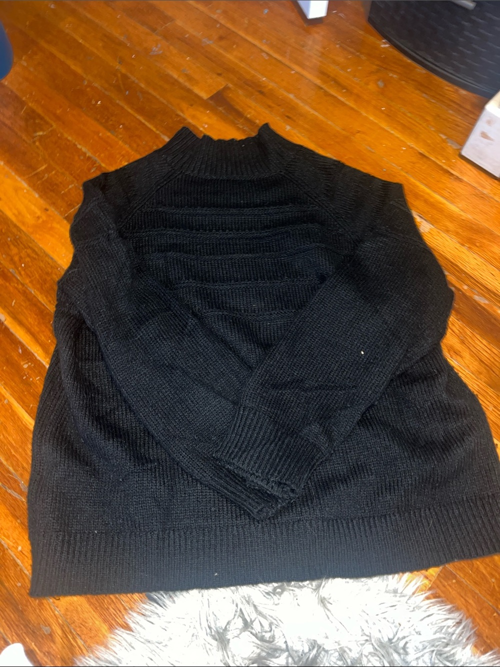 Classic Black Knit Sweater